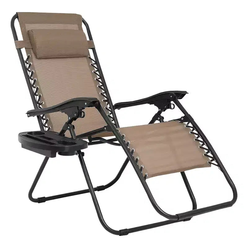 Foldable Zero Gravity Chair Lounge Patio Chaise