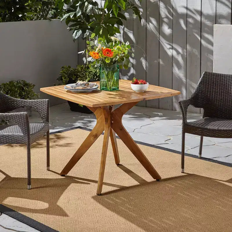 Outdoor Acacia Wood Dining Table