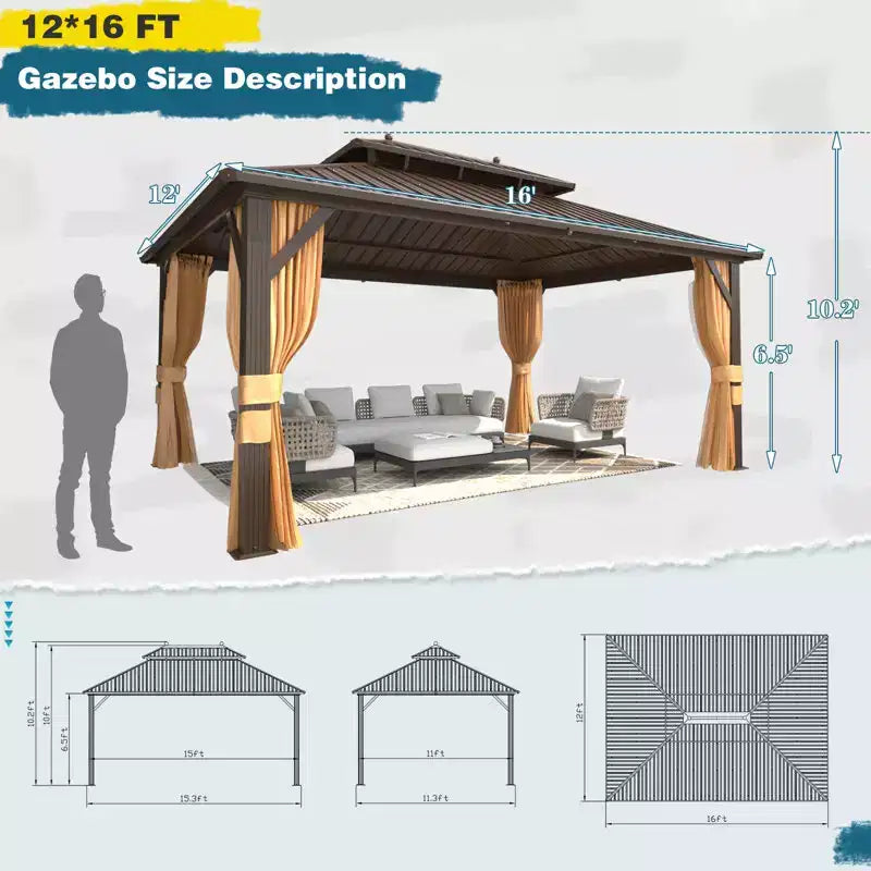 Metal Patio Gazebo