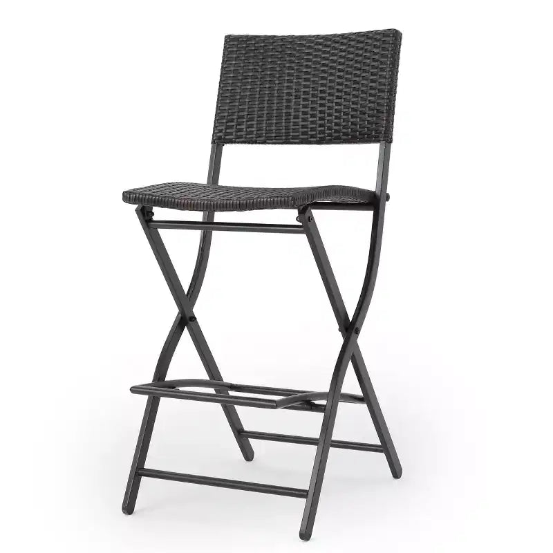 Outdoor Wicker  Folding Barstools