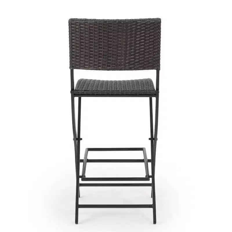 Outdoor Wicker  Folding Barstools