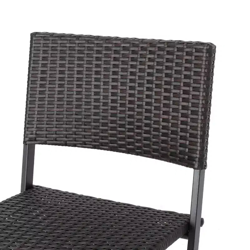Outdoor Wicker  Folding Barstools