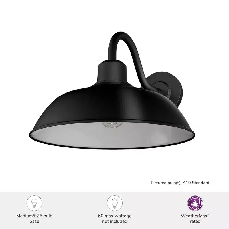 Outdoor Wall Light Matte Black