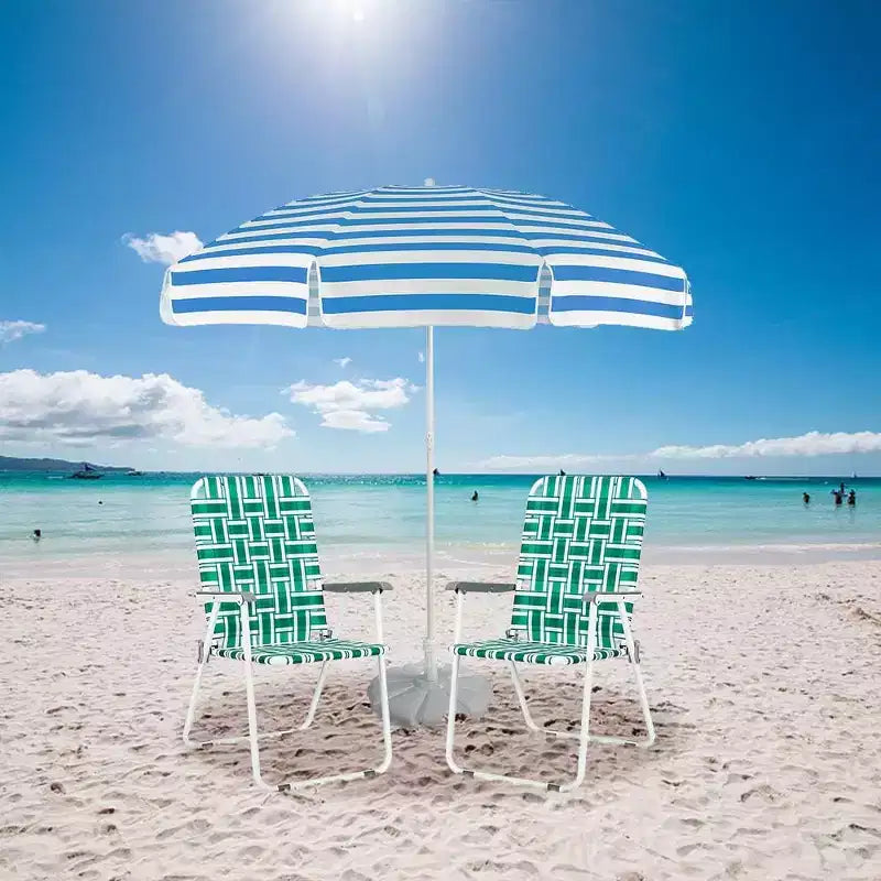 Patio Lawn Webbed Folding Chairs