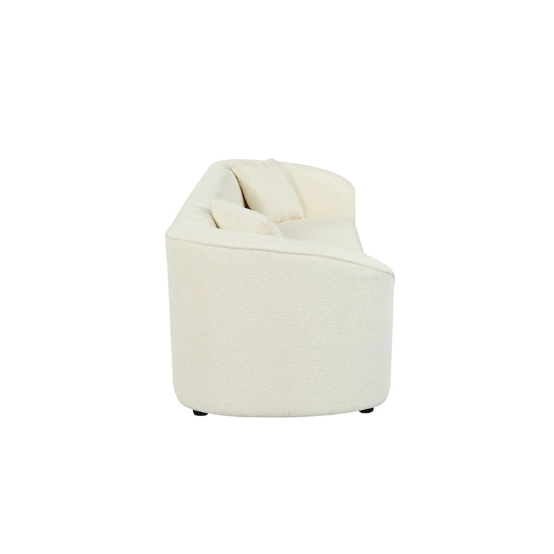 Boucle Curved  Sofa
