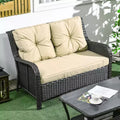 Thick Cushioned Outdoor Sofa