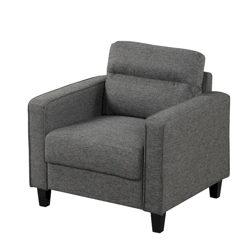 Upholstered Fabric Single Sofa Chair