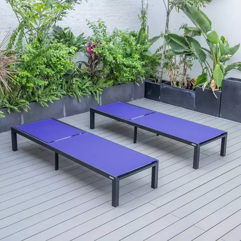Patio Sling Chaise Lounge Chair