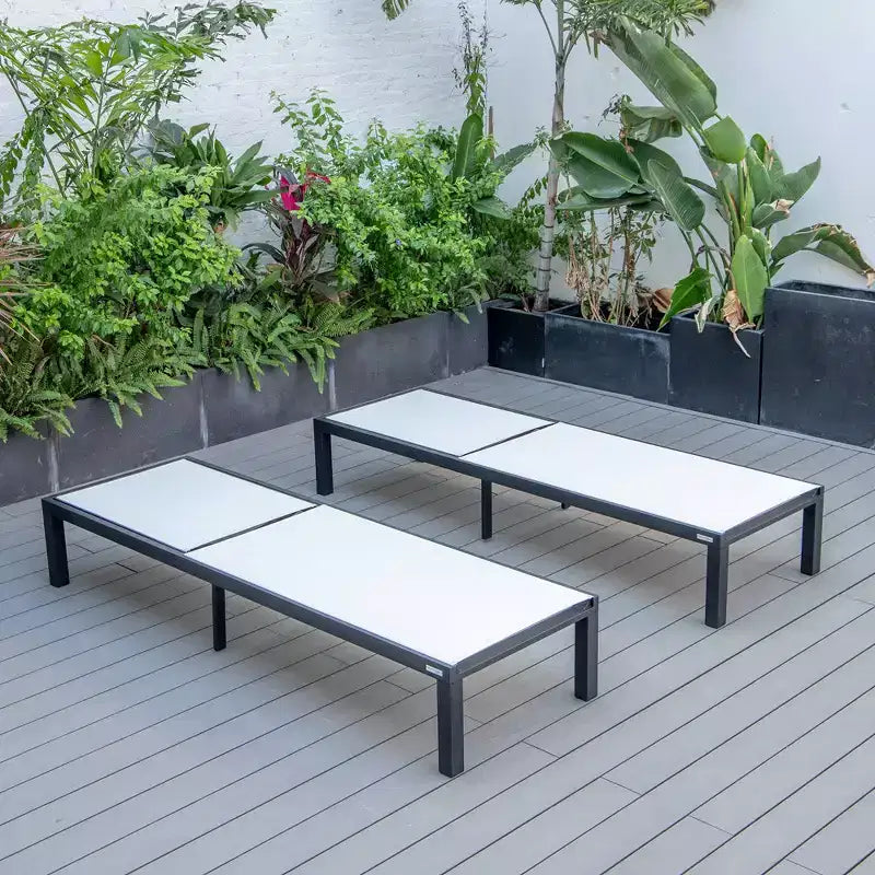 Patio Sling Chaise Lounge Chair