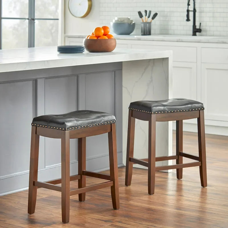 Padded Bar Height Saddle Stools