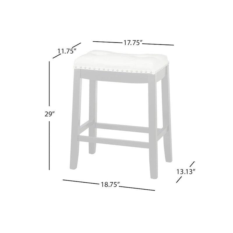 Padded Bar Height Saddle Stools