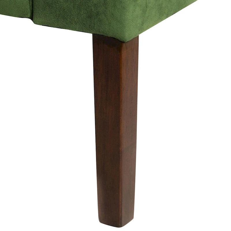 Velvet Swoop Arm Accent Chair