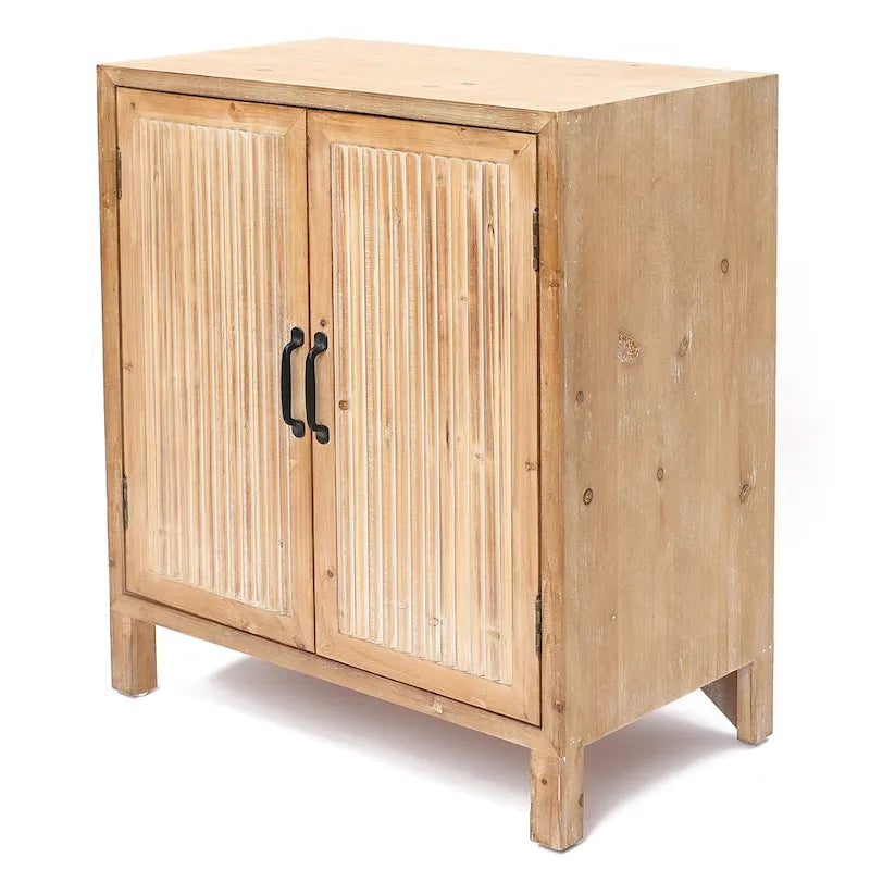 Farmhouse Panel 2-Door Cabinet
