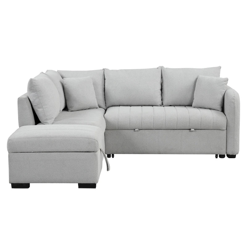 L-shaped Pull Out Sofa Bed Sleeper Sofa