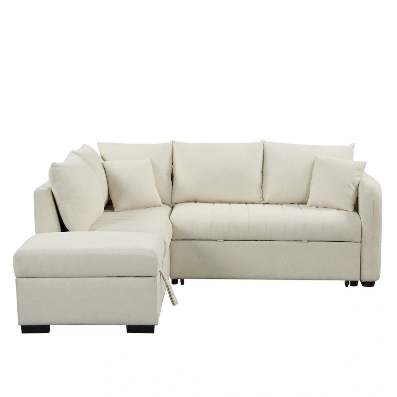 L-shaped Pull Out Sofa Bed Sleeper Sofa