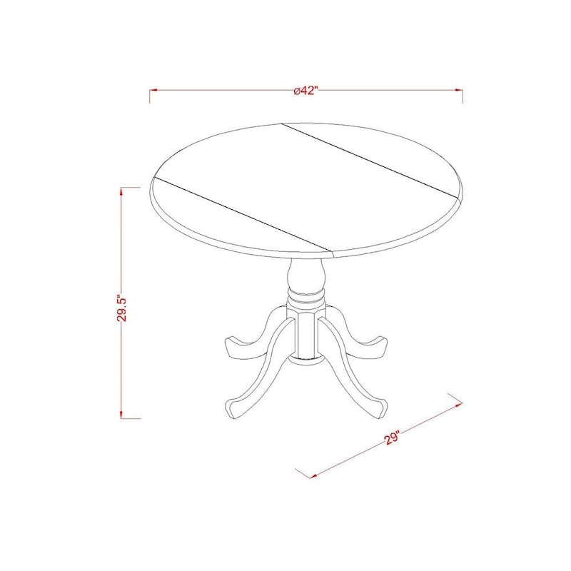 East West Furniture Kitchen Table