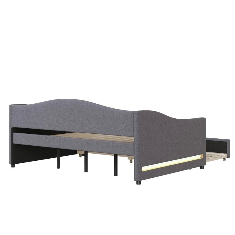 Teddy Fleece  Upholstered Daybed