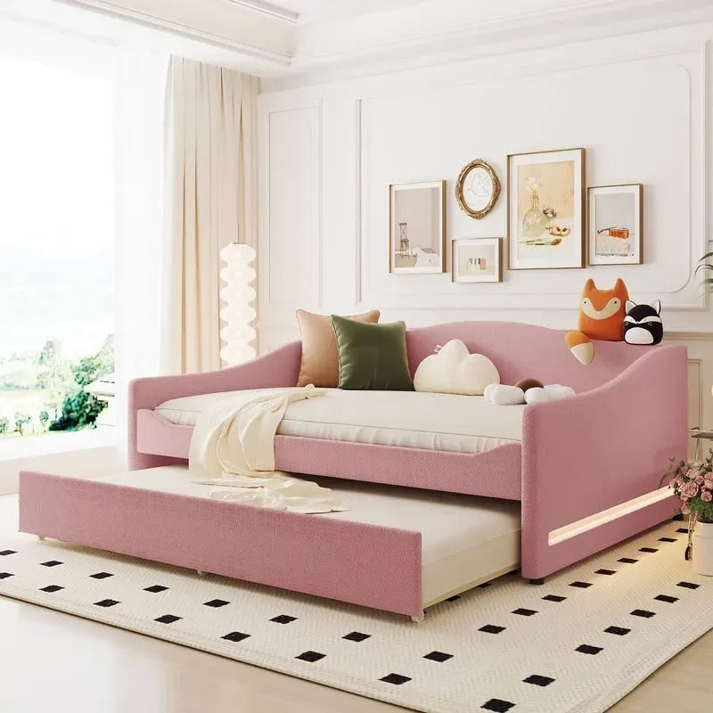 Teddy Fleece  Upholstered Daybed