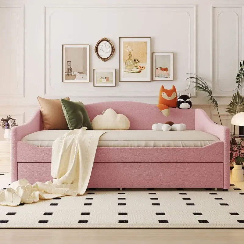 Teddy Fleece  Upholstered Daybed