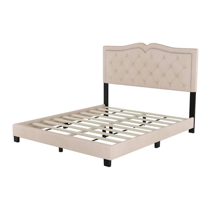 Queen Size Upholstered Bed