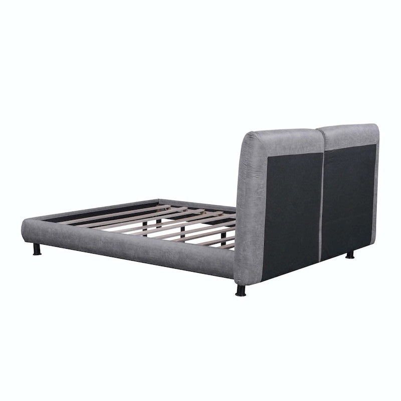 Queen Size Polyester Platform Bed