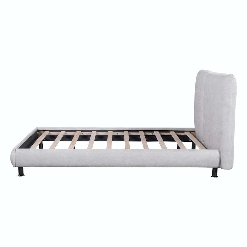 Queen Size Polyester Platform Bed
