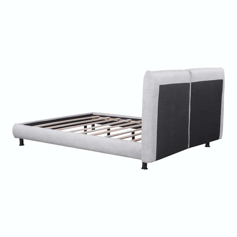 Queen Size Polyester Platform Bed