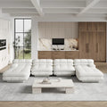 U-Shaped Luxury Modern Couch with Chaise Ottomans