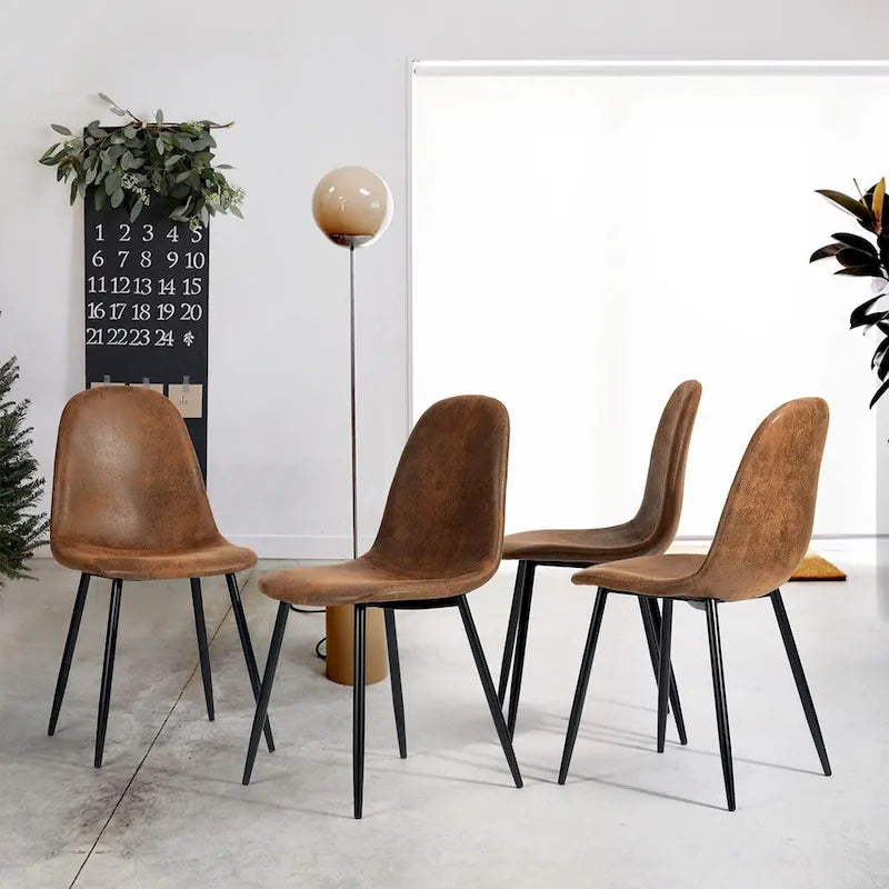 Dining Chairs Suede Side Accent Chairs