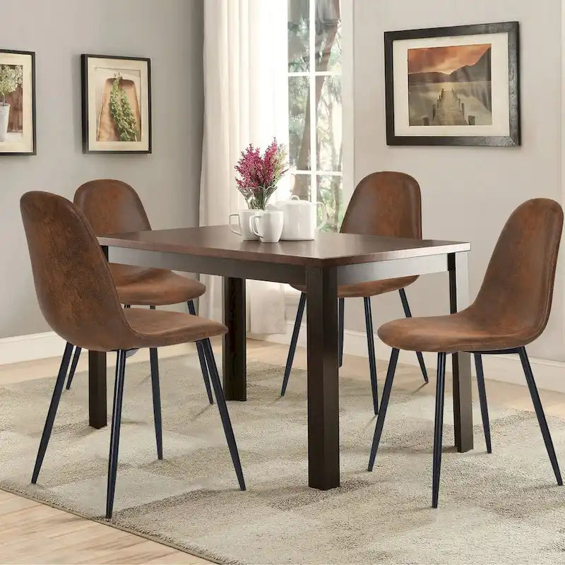 Dining Chairs Suede Side Accent Chairs
