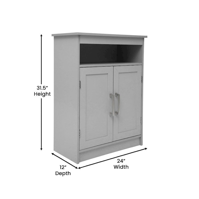 Floor Cabinet Storage Organizer