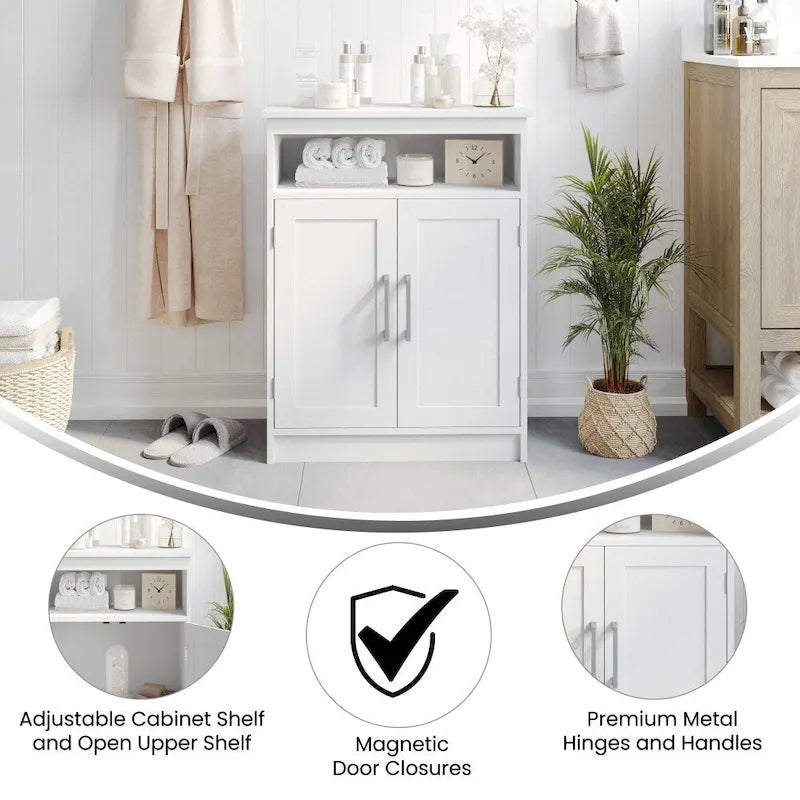 Floor Cabinet Storage Organizer